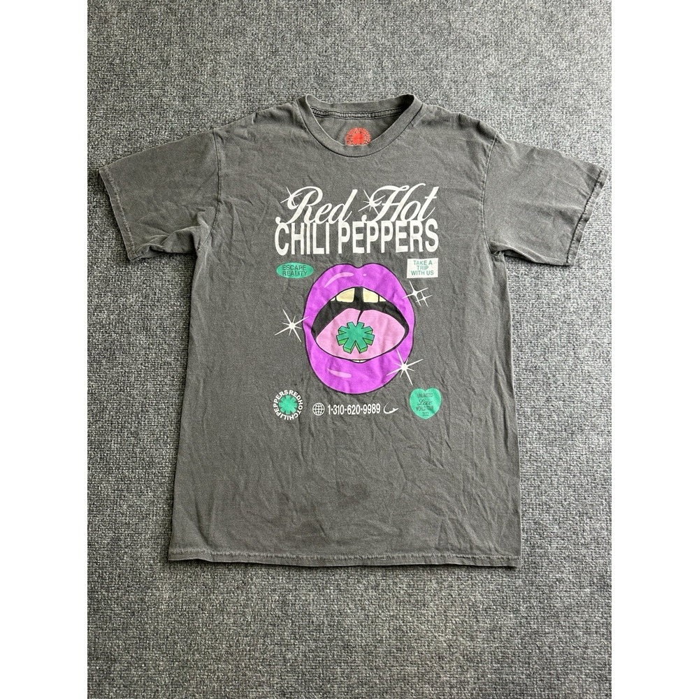 Mens Red Hot Chili Peppers Unlimited Love Tour Graphic T Shirt, Size S